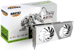 INNO3D GeForce RTX 4070 SUPER TWIN X2 OC WHITE